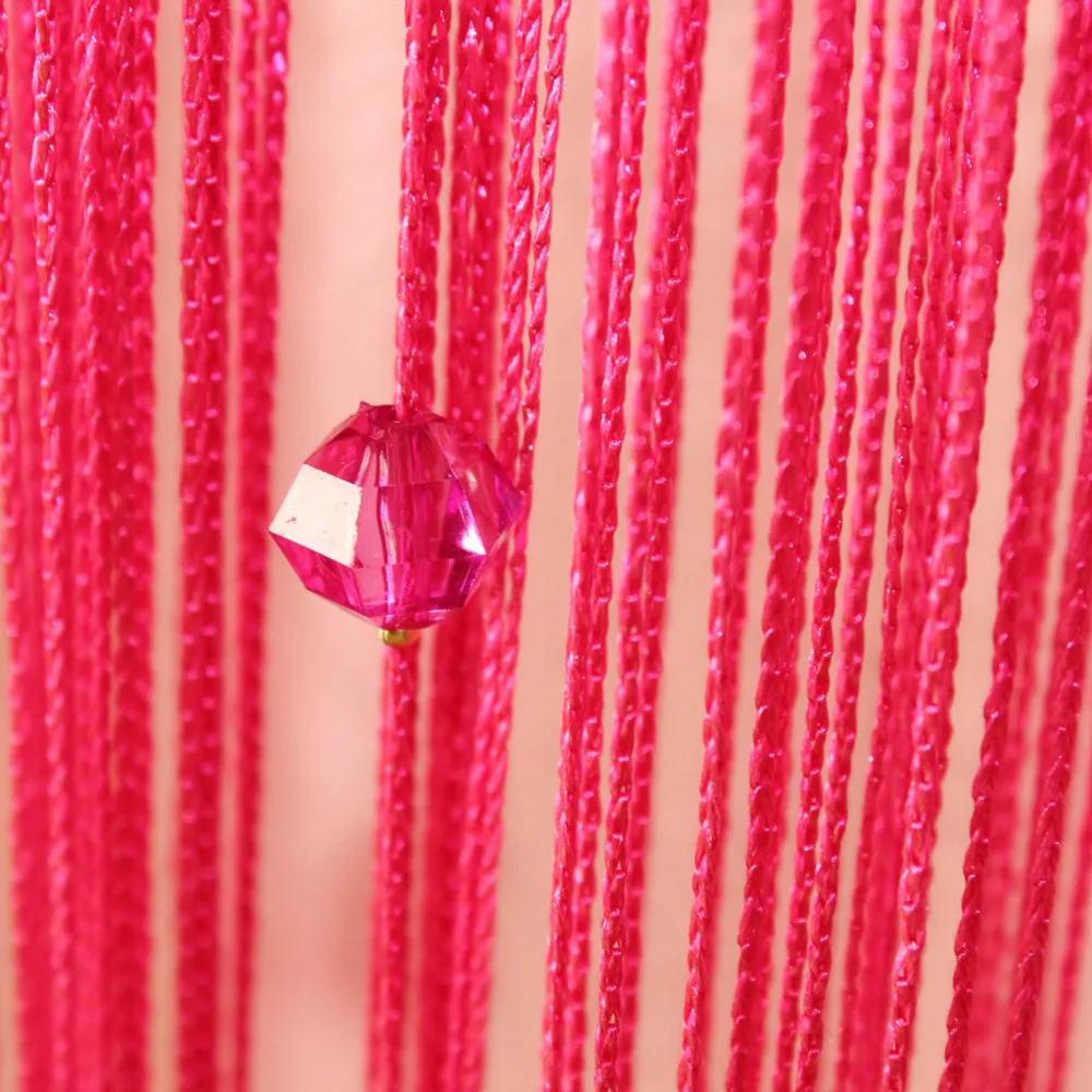 200x100 см пять цветов Линия Строка окно Шторы кисточкой дверь межкомнатная перегородка шарф Подзор Happy подарки полиэфирное волокно