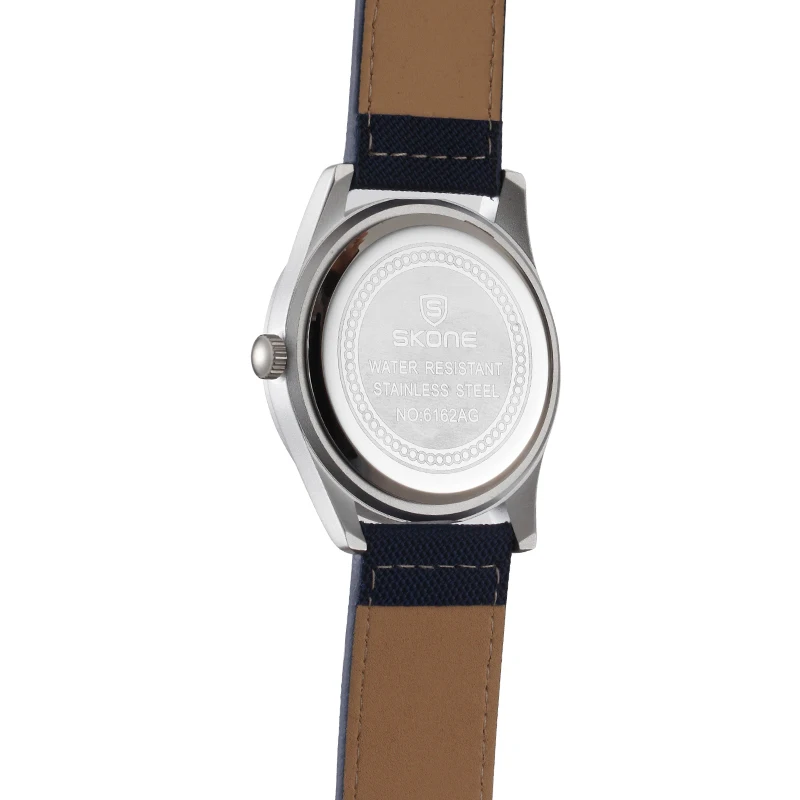 SKONE нейлоновые часы мужские водонепроницаемые спортивные мужские часы для кварцевых наручных часов