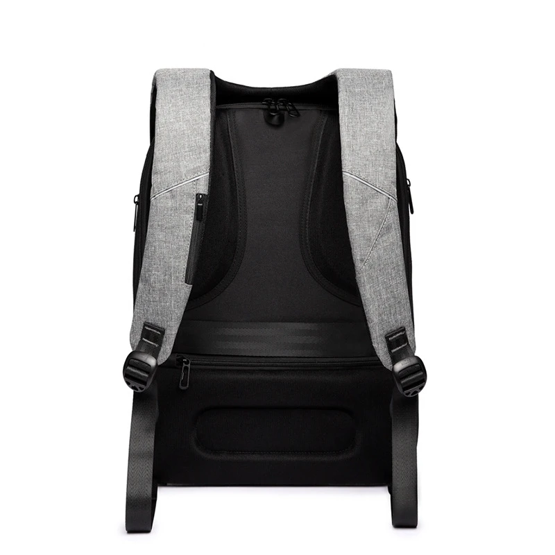 BAIBU Men bag USB Charging Backpack Headphone plug Anti-theft 15.6