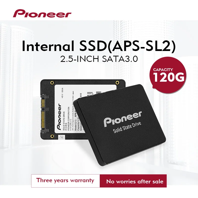 Pioneer SSD SATA3 2,5 inch120G жесткий диск HD HDD Внутренний твердотельный диск Жесткий диск для ноутбука Настольный диско Дуро ssd