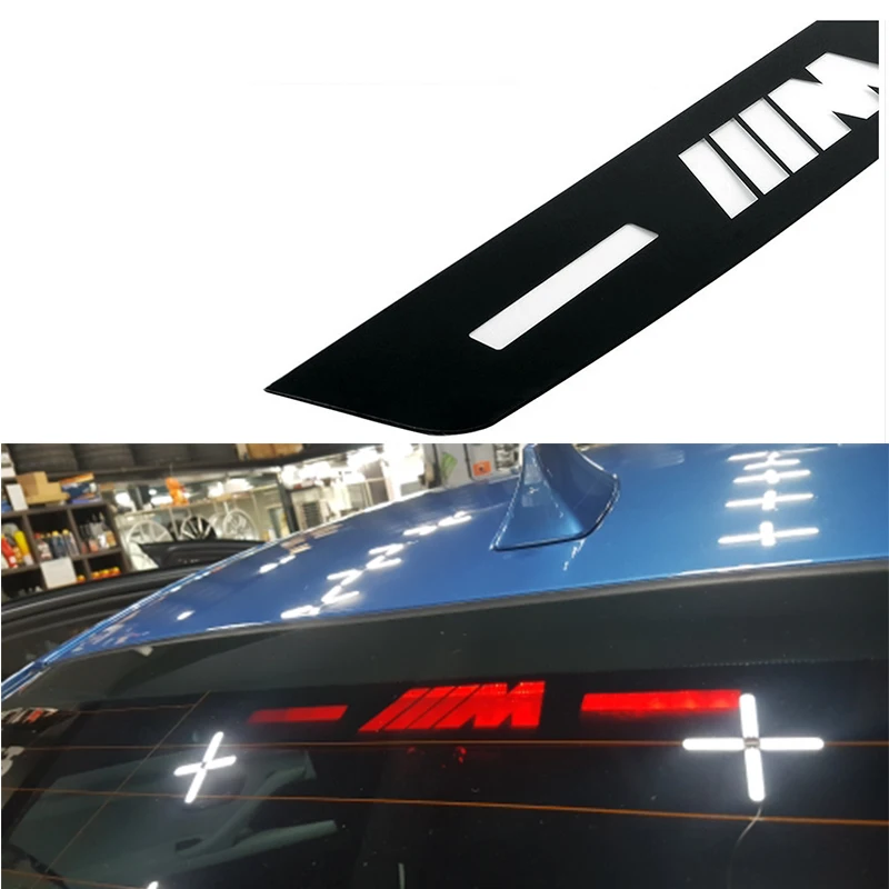 Car Styling Brake Light Sticker For BMW M Logo 328i GT X1 ActiveHybrid