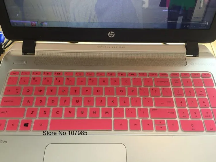 15,6 дюймовый силиконовый чехол для клавиатуры ноутбука, Защитная пленка для hp TPN-Q118 TPN-Q114 TPN-Q132 350 G1, 350 G2, 355 G2, 250/256 G3