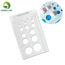 Помадка размер руководство пластик Размер измерительные направляющие формы для сладостей шар торт украшение формы кекс «сделай сам» Инструменты моделирования формы для выпечки