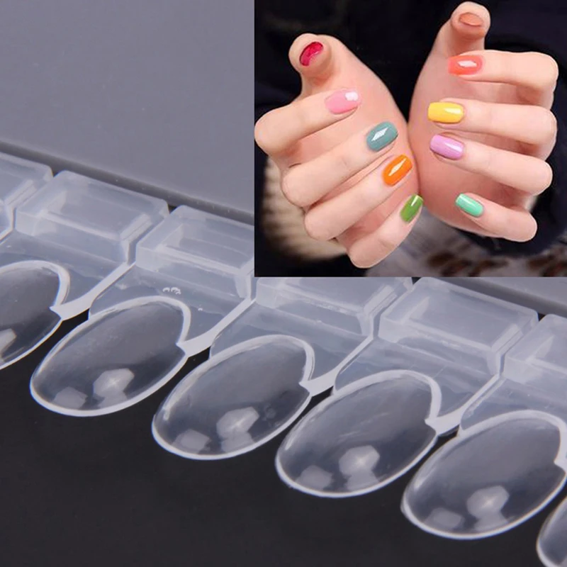 

16.4*10.2cm Removable Nail Art Display Color Chart False Nail Tips Natural Nail Polish Gel Color Showing Display Nail Display