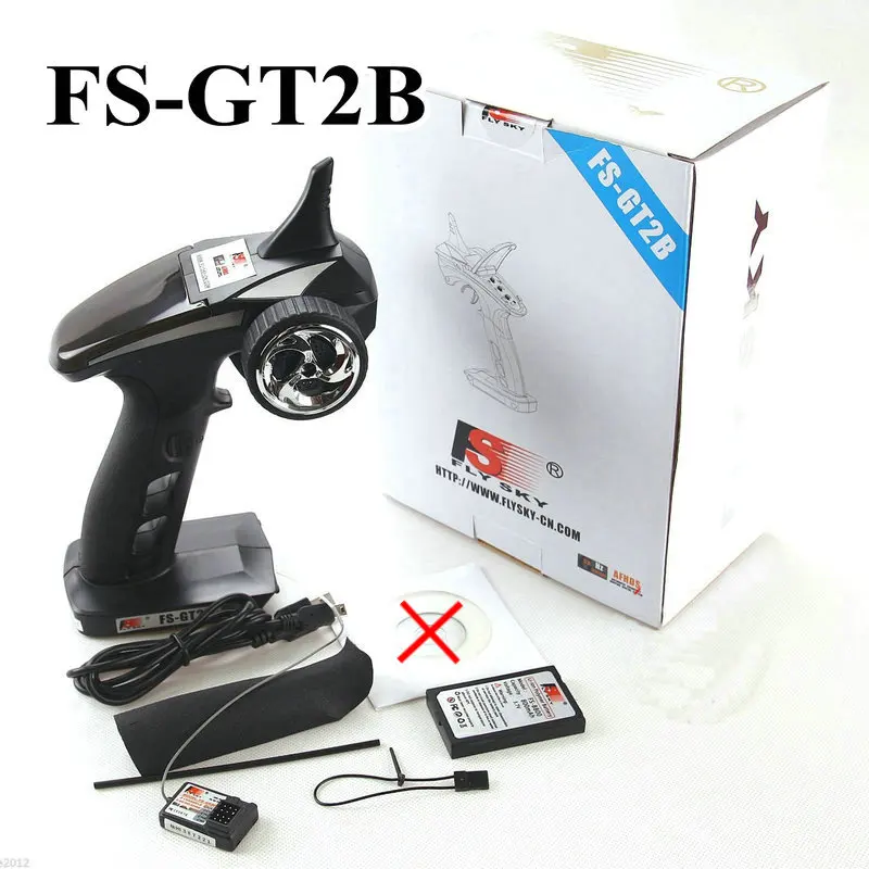 

(Video teach) Professional Flysky FS GT2B Transmitter & Receiver 2.4G 3CH Upgraded FS-GT2 for RC Car Model HQ731 732 733 734 etc
