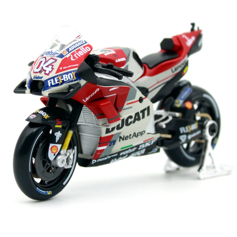 Maisto 1:18 Ducati Desmosedici GP18 Andrea Dovizioso NO 04 Мотоцикл Велосипед литая модель игрушки в коробке 31593