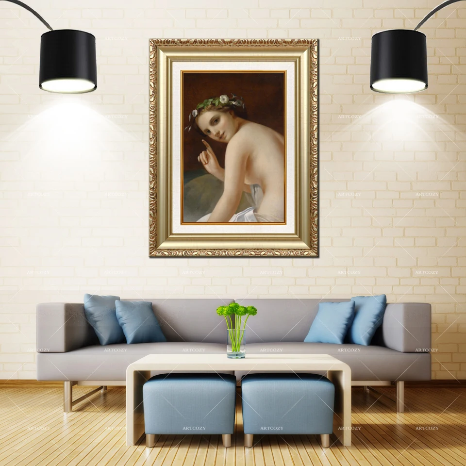 

Artcozy Golden Frame Abstract carl timoleon von neff Waterproof Canvas Painting