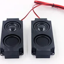 2 шт 5 Вт 8 Ом полный диапазон чистый звук полости динамик двойной вибрации мембраны Аудио Громкий динамик коробка для ТВ компьютер