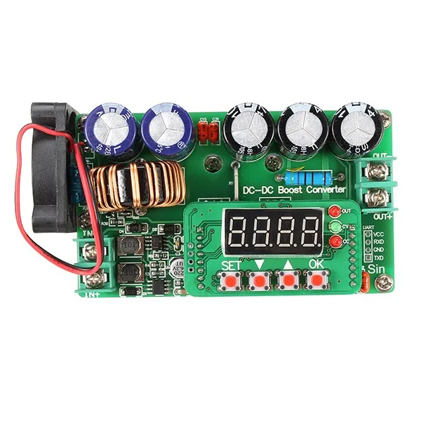 

600W Digital Control DC-DC Adjustable Step Up Module Constant Voltage Current Solar Charging Module Board Inverters Converter