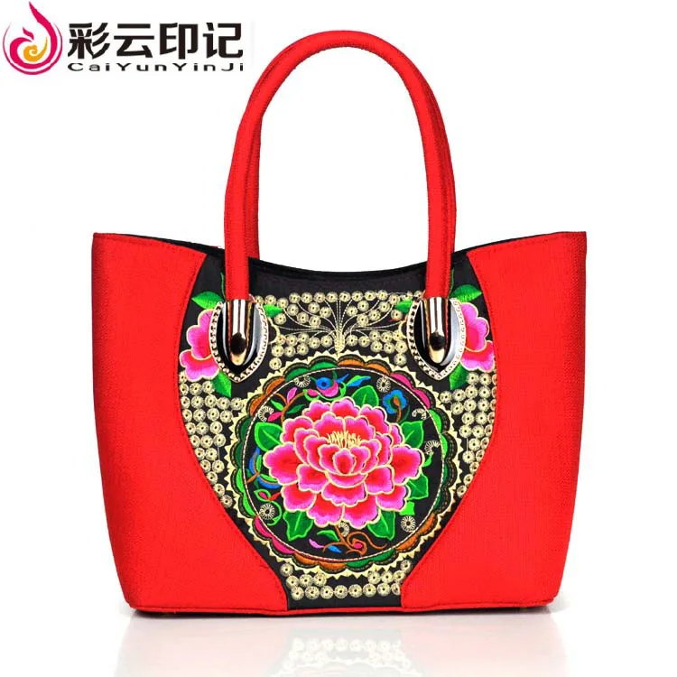 Caiyunyinji Brand 2017 New Chinese Style Designer Handbags High Quality China Handbags Ethnic