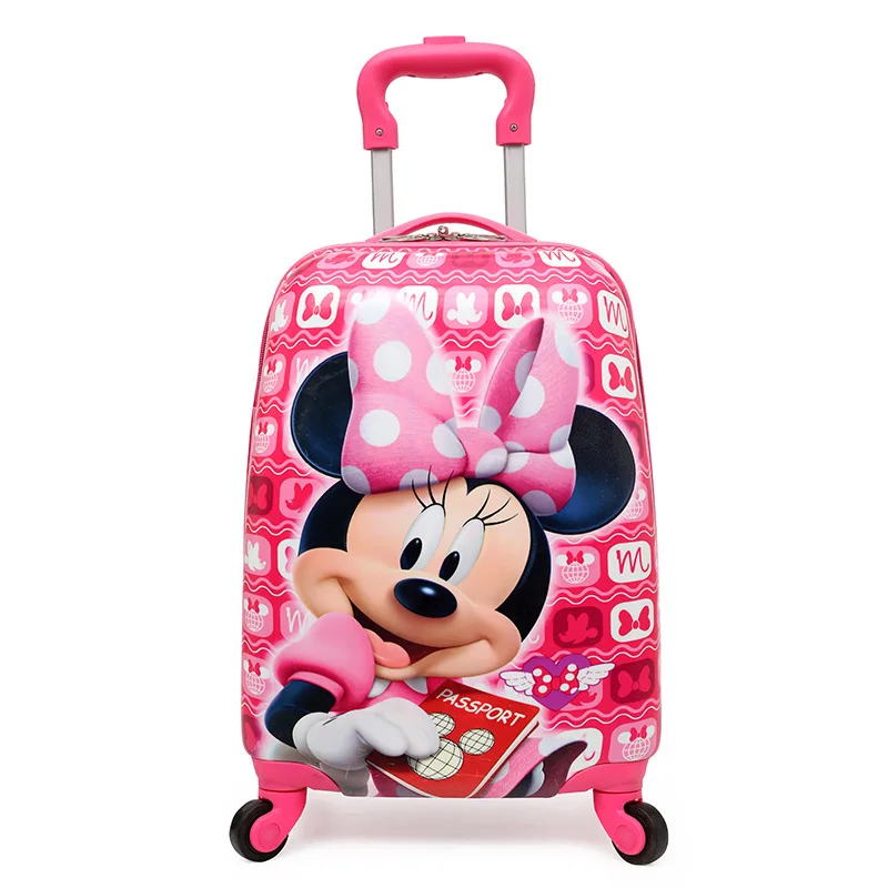 

Hello kitty Spider-Man Children Stairs 18inch Luggage Travel 3D Stereo Trolley Child Carton Cartoon PC Anime Trolley Case