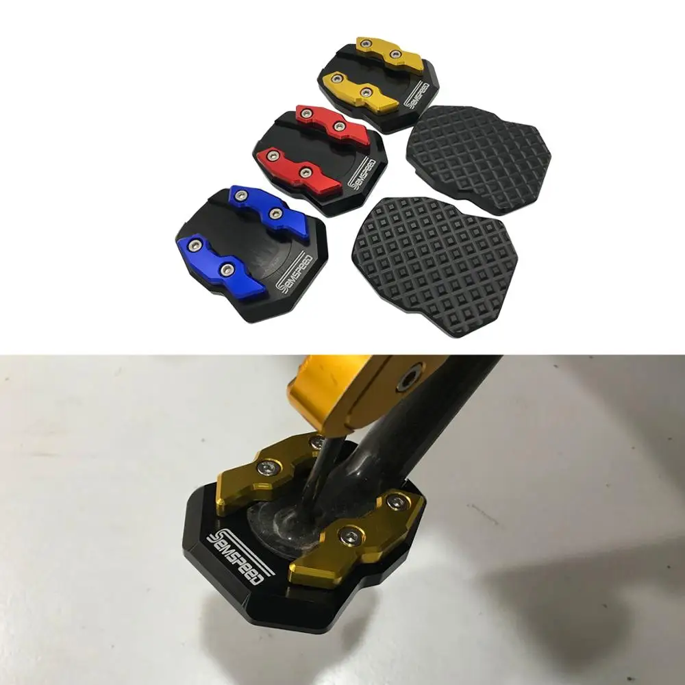 

For Yamaha NMAX Nmax125 150 155/Aerox155 NVX155 150 125 2015-2018 2019 CNC Scooter Foot Side Stand Extension Enlarger Pads Plate