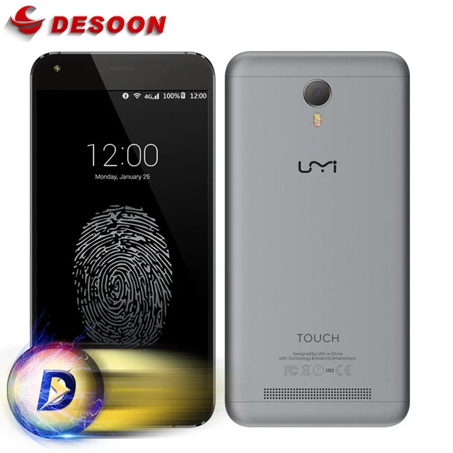 Original Umi Touch MTK6753 Octa Core Cell Phone 5.5" Android 6.0 Marshmallow FHD 4G 13MP 3GB Ram 16GB Rom android Mobile Phone