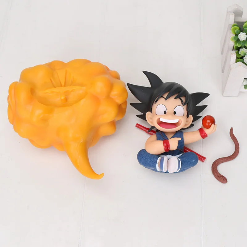 17 см аниме Dragon Ball Z фигурка Гоку малыш «сальто на облаке» Сон Гоку детство ПВХ фигурка модель игрушки