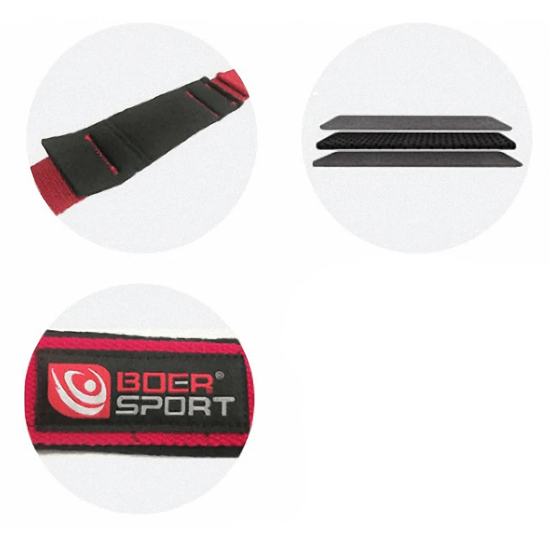 Weight Lifting Training Wrap Padded Gym Straps Hand Bar Wrist Support Gloves Strength Training Fitness Belt accessory Weightlifting Straps 2Pcs