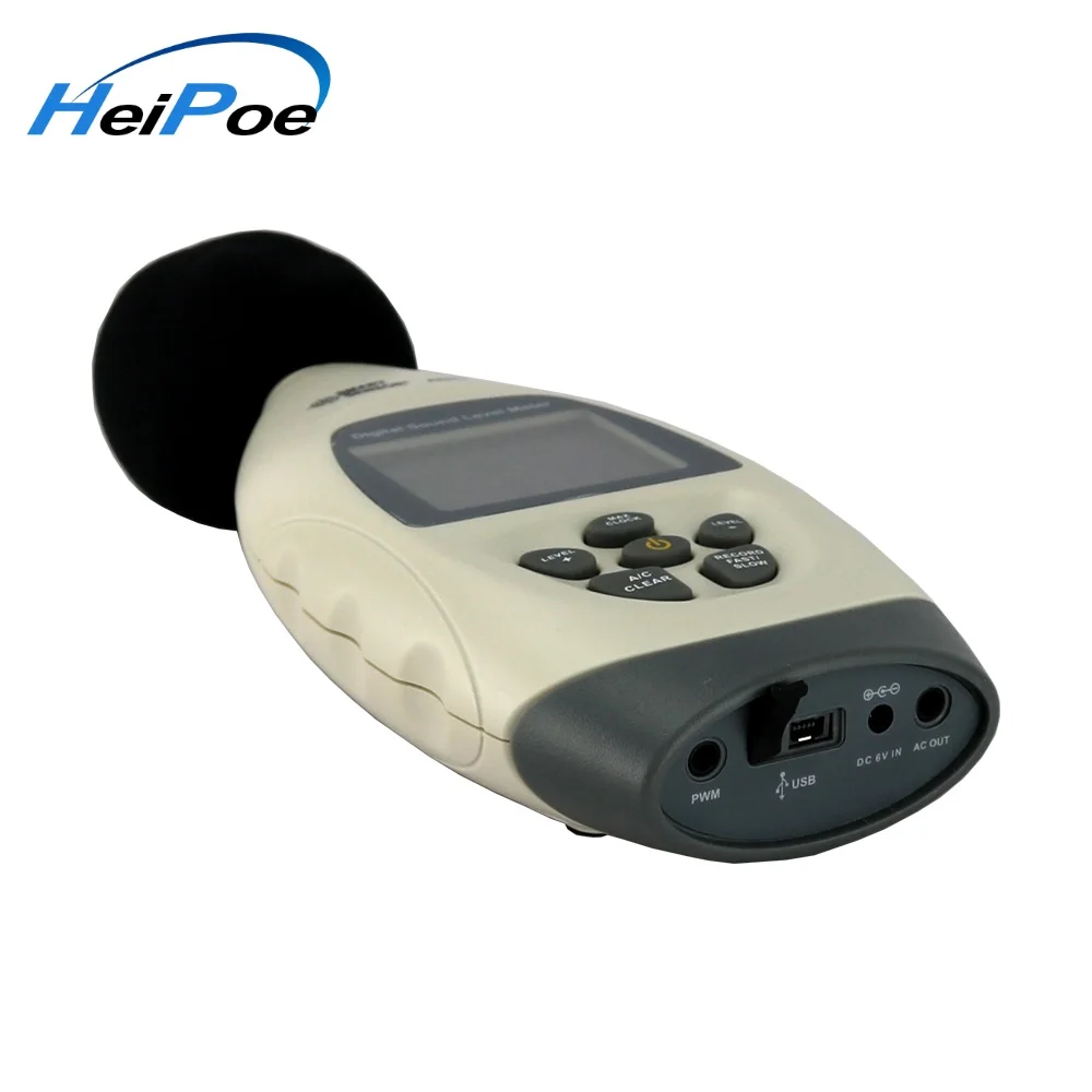 SmartSensor AR844 Digital Sound Level Meter Noise Level Meter with Software& USB Cable 30~130dB 31.5HZ~8.5KHZ