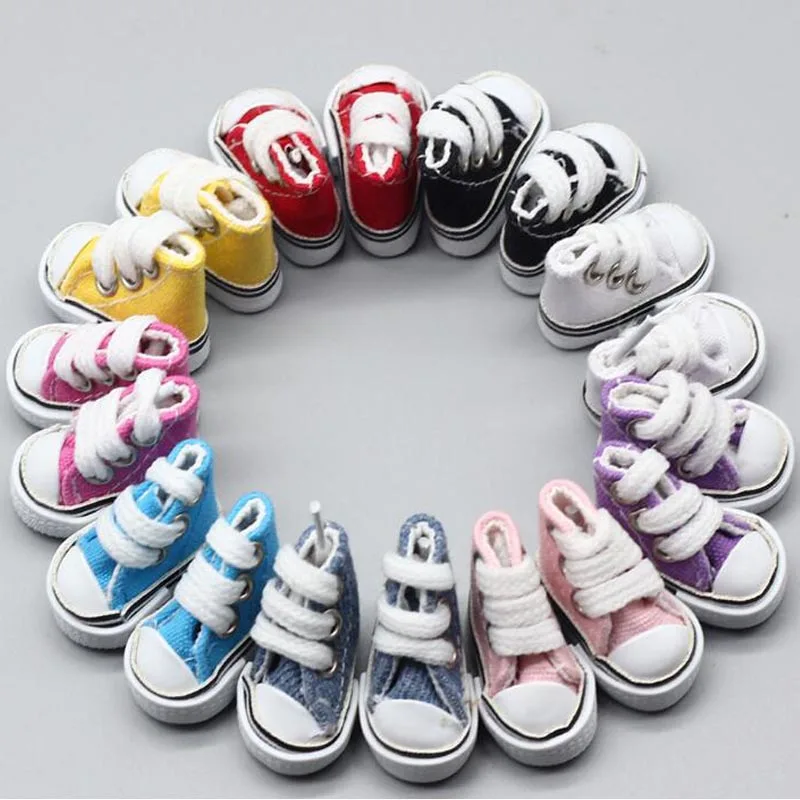 50Pairs/lot Wholesale BJD Doll Shoes 3.5CM Canvas Shoes 50Pairs/lot Wholesale BJD Doll Shoes 3.5CM Canvas Shoes