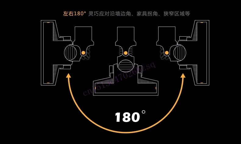 JIQI пылесос бытовой Ультра тихий Высокая мощность мощная маленькая машина супер большой всасывания не нужно сгибать