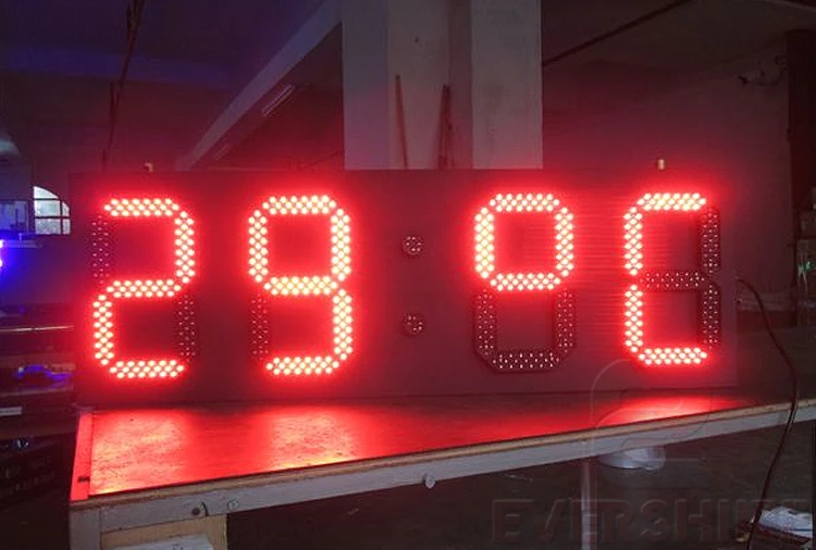 10 inch red time sign(1)