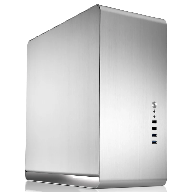 Jonsbo UMX4S Silver Color Aluminum Alloy Computer case for gaming ATX