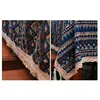 CFen A's Bohemian Quality  Dining Tablecloth Color Soft Cotton Stripe Multi Sizes Lacy Home Kitchen Banquet Table Cover 1 piece 3