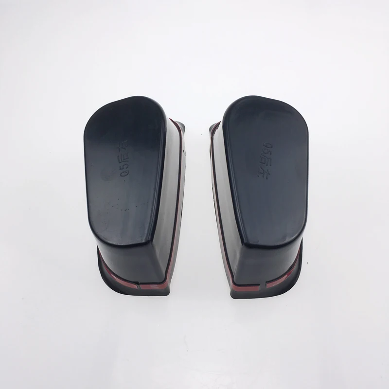 Для Audi Q5 8R 2008-2016 Черный Пластик межкомнатных дверей автомобиля Органайзер для хранения бардачок автомобиля-Аксессуары Укладка 2 шт