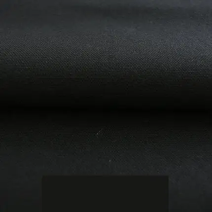 Водонепроницаемый ткань холст сплошной цвет Крытый Открытый/6" в ширину/продается полметра - Цвет: Черный