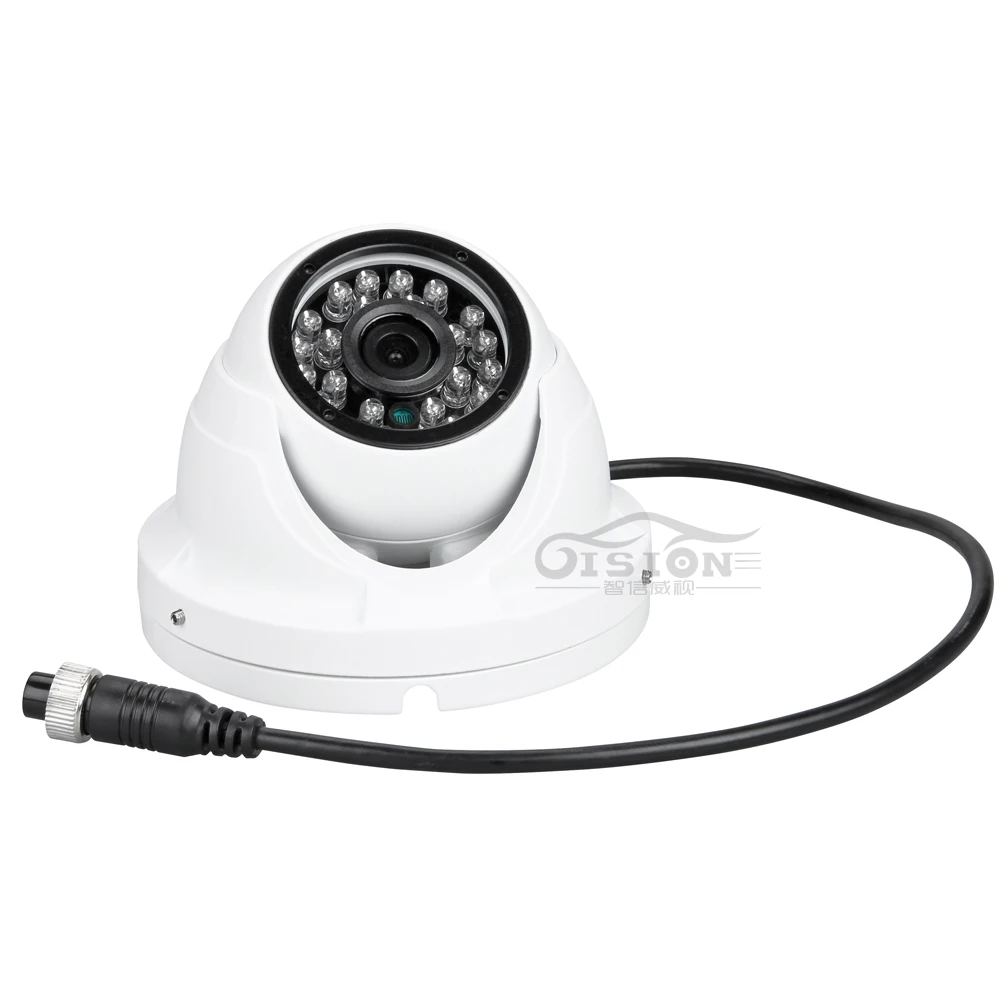 

4Pin 600TVL Metal White CCD Backup Camera Night Vision Analog CCTV Surveillance Car Dvr Camera For Security Vehicle Safe