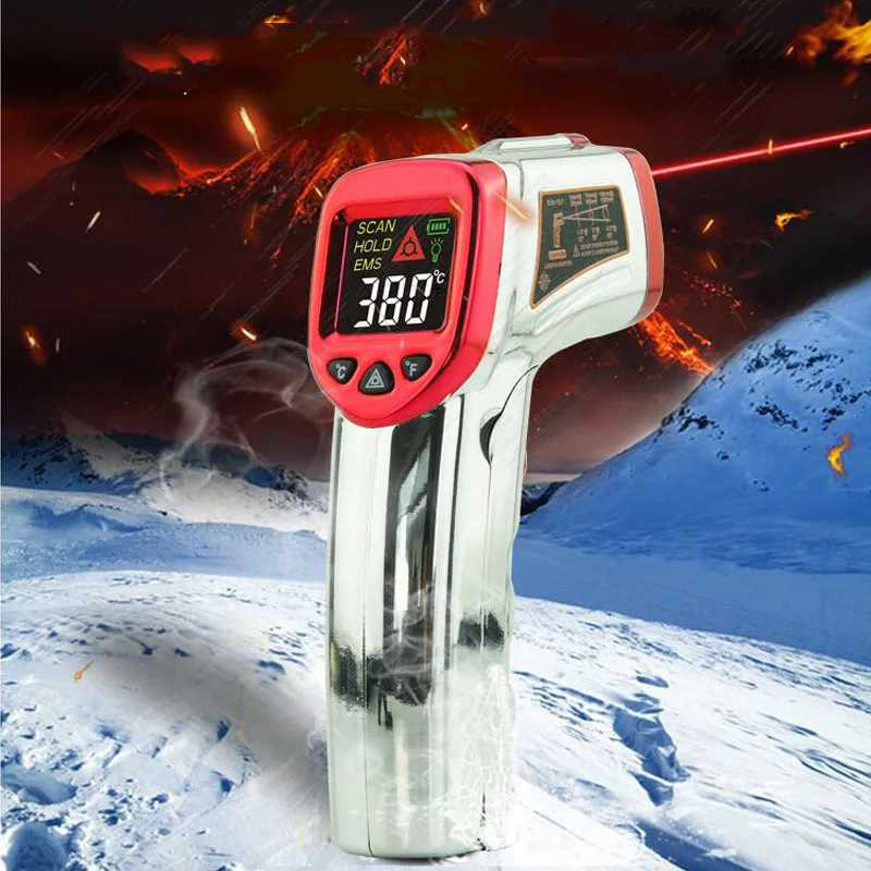 

Color LCD Digital Infrared Thermometer Explosion-Proof Infrared Thermometer Non-Contact Industrial Thermometer Pyrometer