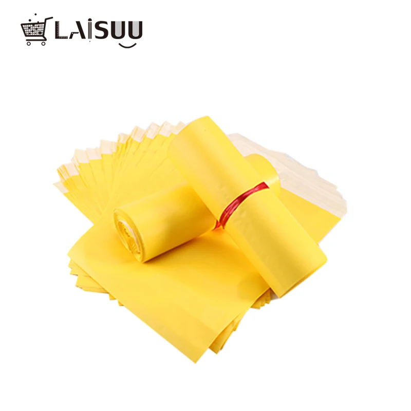 Желтый Экспресс сумка 32*45 универсальный размер пластиковая упаковка оптом на заказ толстые непромокаемые журнал