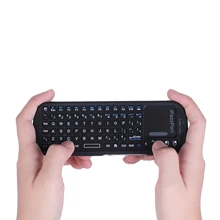 2,4 ГГц мини беспроводная воздушная мышь ручной 82 клавиши qwerty-клавиатура с usb-приемником для ПК