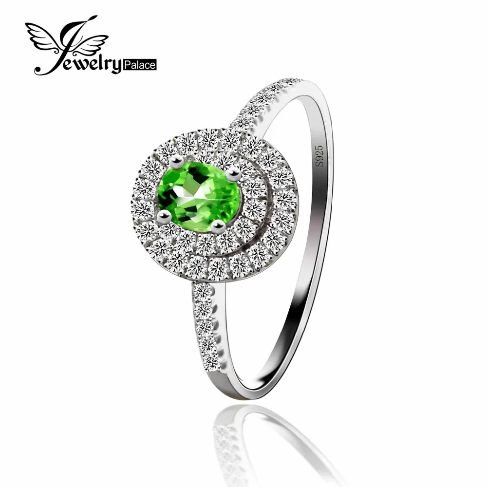 

Women Romantic Oval Cut Green Tourmaline 925 Silver Ring Anniverary Jewelry Wholesale Price New Bridal Healing Jewellery