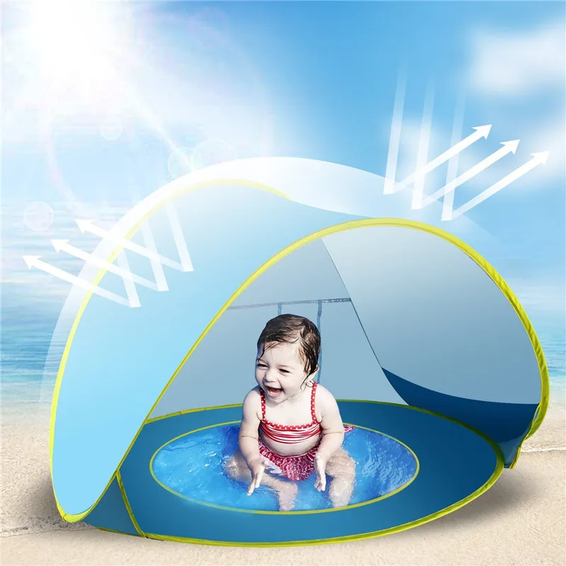 Automatic Camping Tent Baby Beach Tent Instant Open Anti UV Tents
