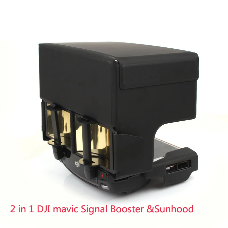

2 in 1 Antenna Range Extender& Remote Controller Sunhood Sunshade Enhance Signal for DJI MAVIC PRO/Air SPARK Drone Accessories