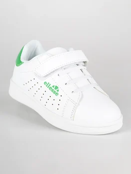 

Low sneakers with strap hook and loop