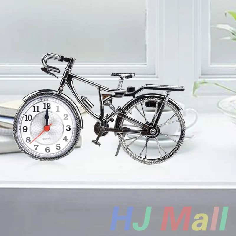 

Fashion Vintage Numeral Retro Bicycle Pattern Alarm Desk Clock Home Decor Gift