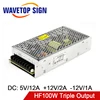 WaveTopSign Switch Power Supply HF100W-T-A DC5V12A +12V2A -12V1A 15v -15v Triple output use for CNC Router Engraving Machine ► Photo 1/4