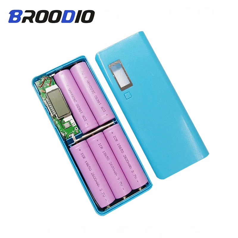

Power Bank Case 5*18650 Battery Mobile Phone Charger Box Digital Display Charging shell Circuit Board DIY Kit For iPhone xiaomi