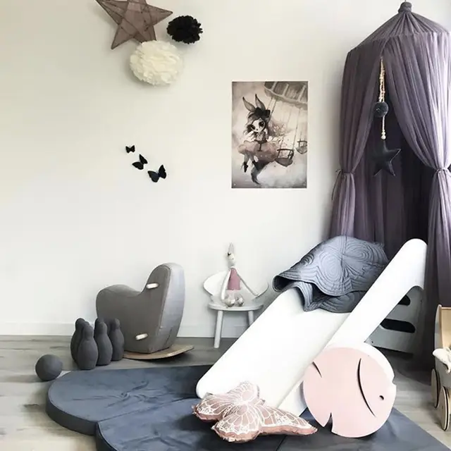 Baby Girl Decoration Surprise Room Decor Crib Canopy For Folt