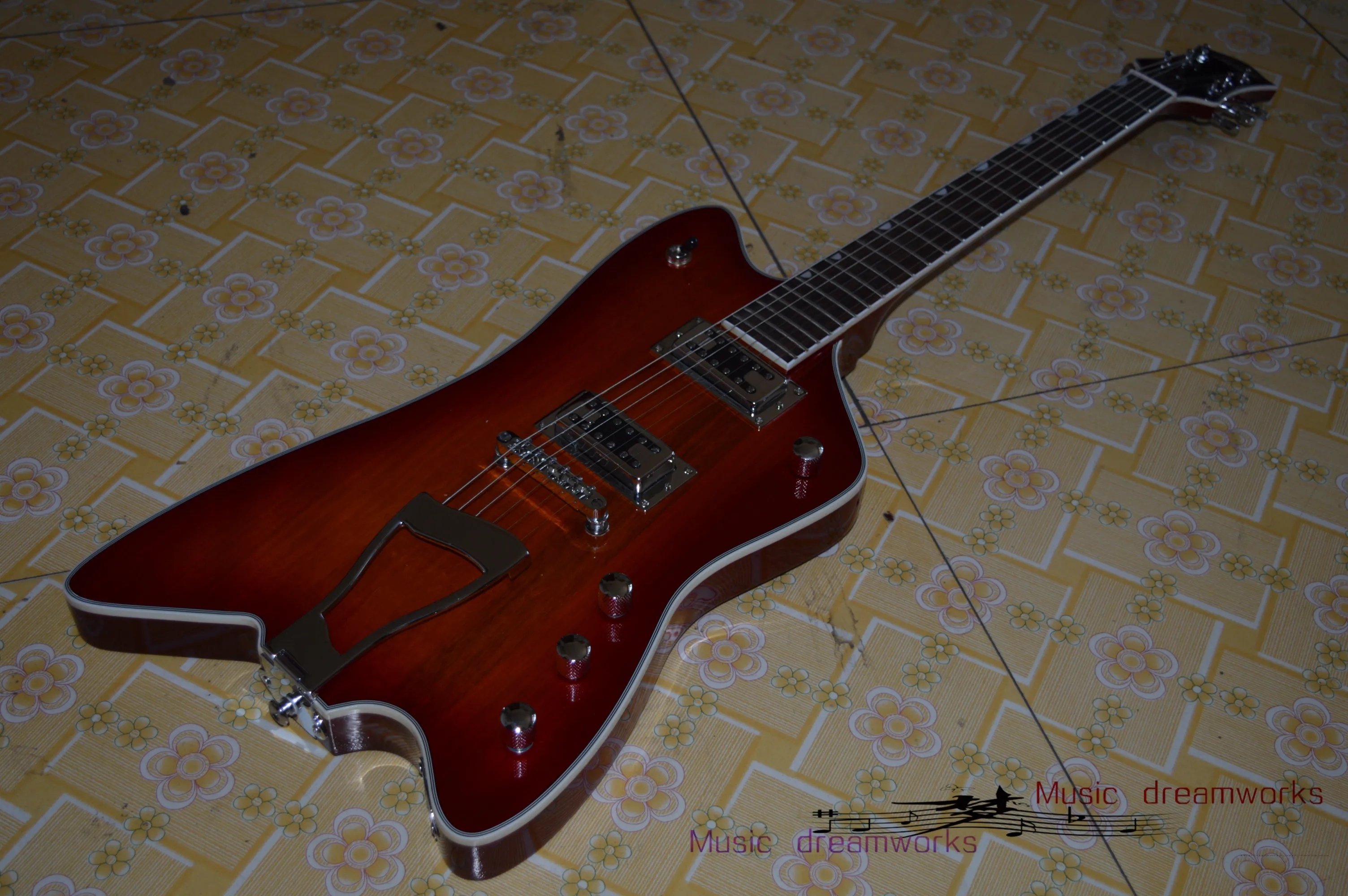 

China firehawk electric guitar GR etsch electric guitar, can change color, logo can be customized Free shipping