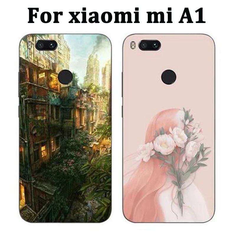 Для xiaomi Mi A1 чехол Модный милый мультяшный Мягкий силиконовый для miA1 телефона A 1