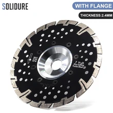 Lame de coupe à sec en diamant 180mm, avec bride, roues en diamant de granit 22.23mm, scie circulaire, disque de coupe pour jante Turbo, outil électrique