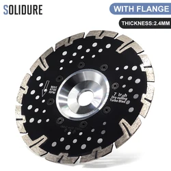 180mm Diamond dry cutting blade with flange 22.23mm Granite Diamond Wheels Circular Saw Turbo Rim Saw Cutting Disc Electric Tool