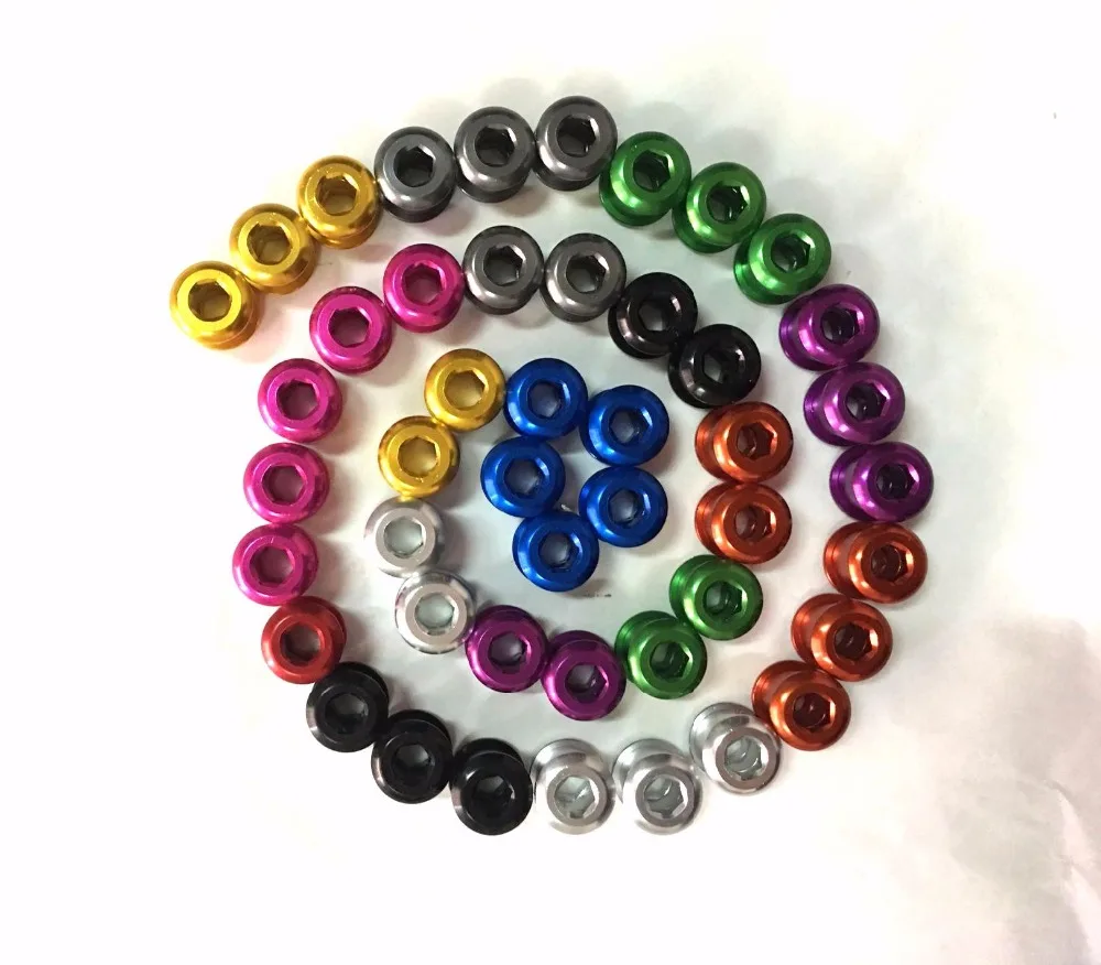 

1pcs Litepro Chainring Bolts MTB Road Track Bike Single Double Triple Speed