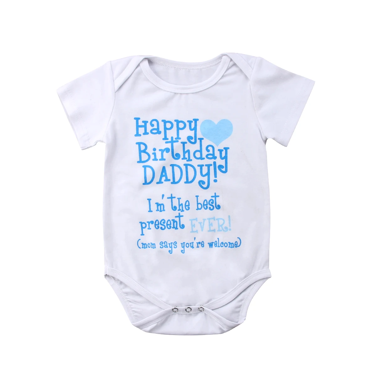 happy fathers day from newborn baby