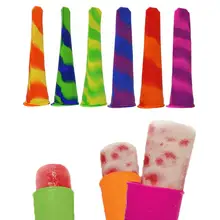 Лед Popsicle Blast Силиконовые морозильник мороженого плесень DIY падение# B