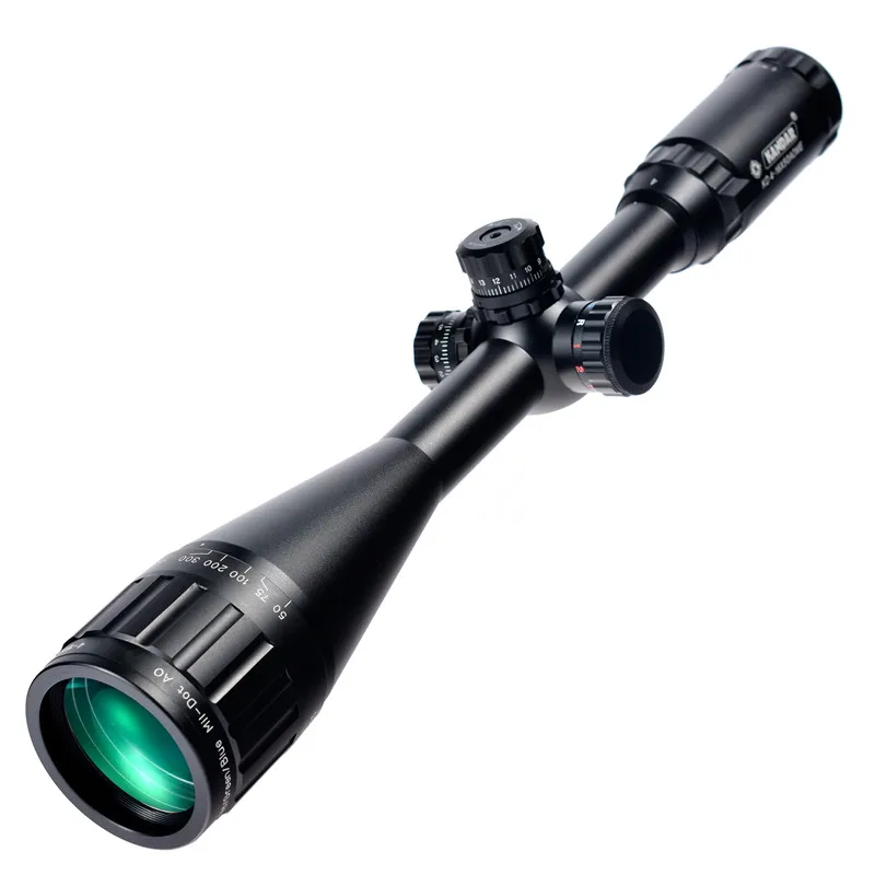 Redefinição de Tamanho Kandar Mil-ponto Retículo Riflescope Bloqueio Completo Caça Rifle Scope Tático Visão Óptica 4-16x50 Aoe 2 Kandar 4-16x50 aoe mil-ponto retículo riflescope bloqueio