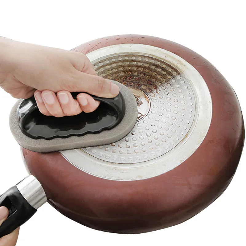 

1PC Multi-function kitchen Wash Pot Rust Clean Brush Nano Emery Magic Sponge Brush Kitchen Bathroom Decontamination Clean