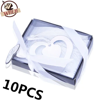 

10 Pcs Bulk My Heart Bookmark Party Favours Souvenirs First Communion Birthday Baby Shower Wedding Favors and Gifts For Guest
