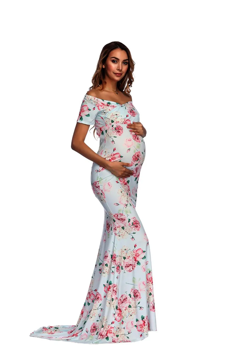 Women Floral Photography Dress (5)